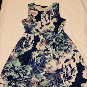 Floral Print Women's Dress